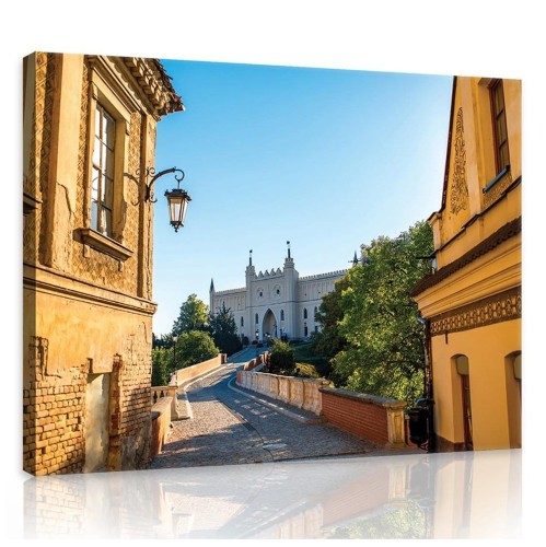 Obraz obrazy na ścianę miasto uliczka most 100x75