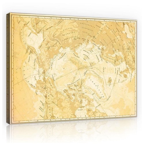Mapa świata obraz na ścianę obrazy płótno 100x75