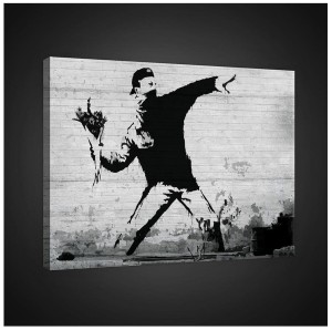 Banksy obraz na ścianę obrazy na płótnie 100x75