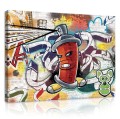 Obraz na ścianę obraz na płótnie graffiti 100x75