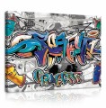 Obraz na ścianę obraz na płótnie graffiti 100x75